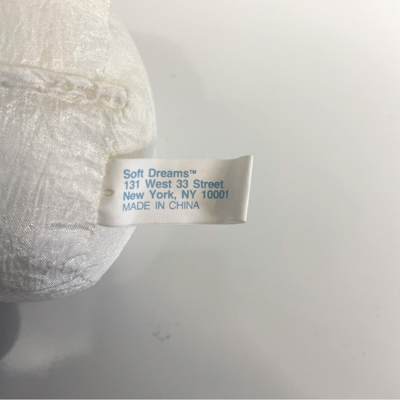 Vintage Sears Soft Dreams Nylon Snowman 5" stuffed toy plush 1980s Christmas - Picture 7 of 8